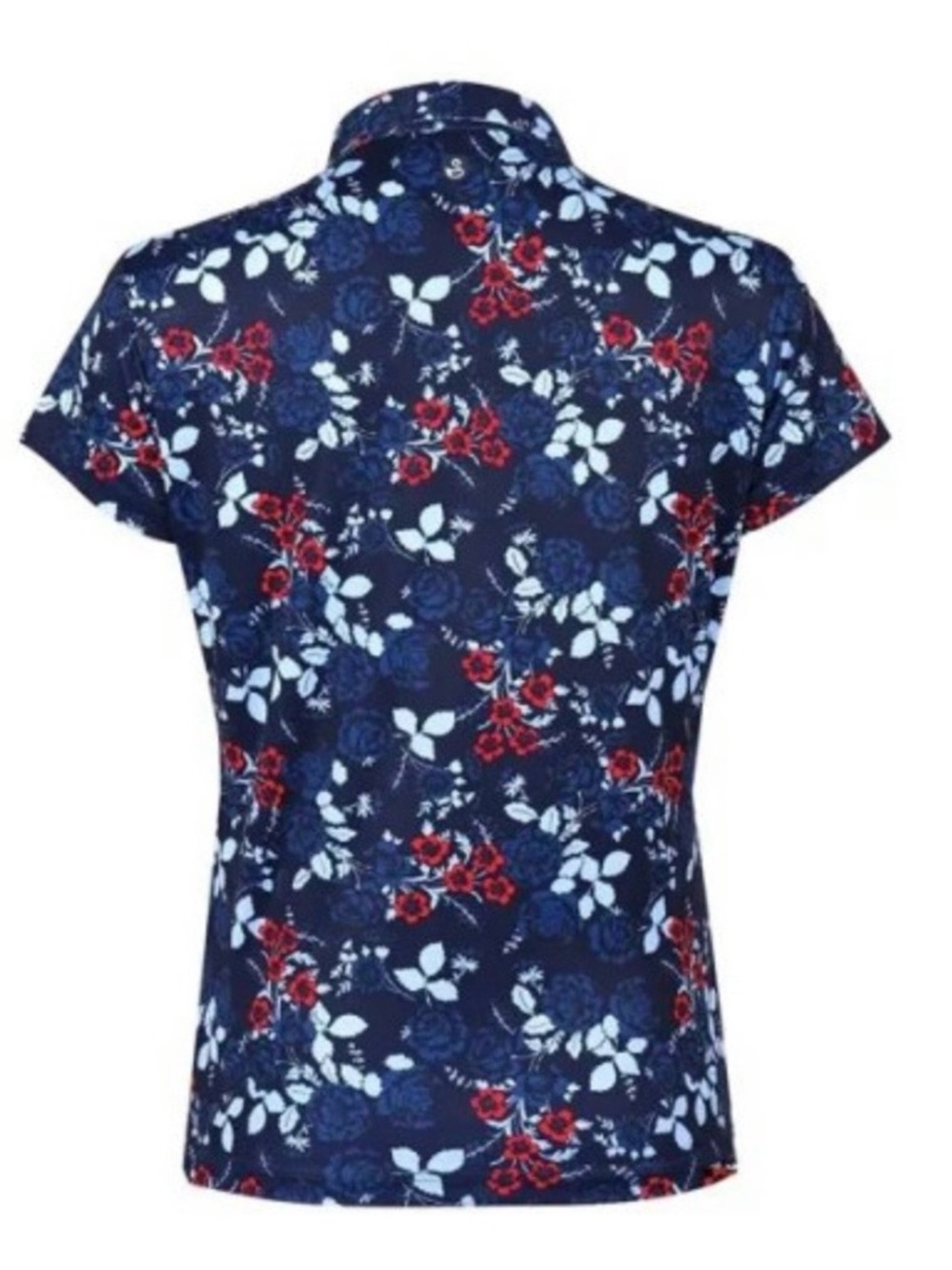Swannies Darci Floral Patterned Womens Golf Polo - Picture 3 of 8